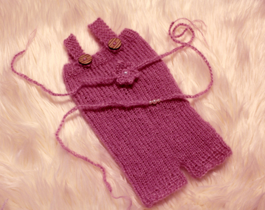 Mohair Overall Farbe Erika