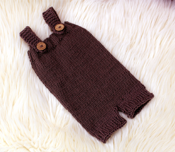 Merino Overall Farbe Mocca