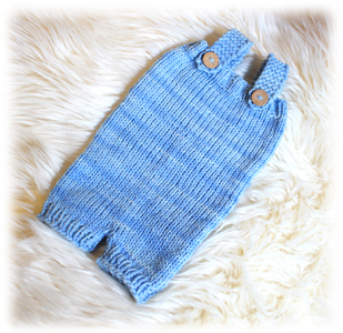 Merino Overall hellblau
